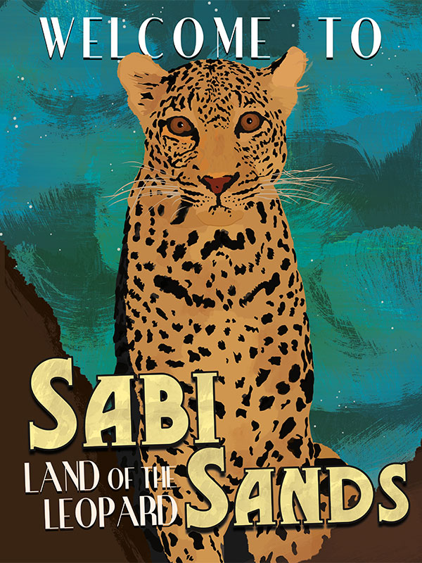 Sabi Sands Travel Poster